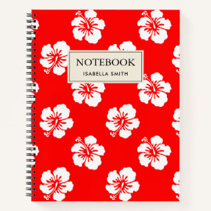 Hawaien-Hibiscus-Motiv Notizblock