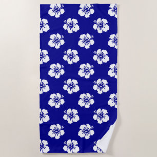 Hawaïen-Hibiscus-Motiv Strandtuch