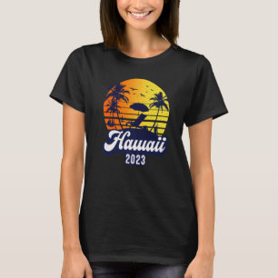 Hawaii 2023 Hawaiianischer Sonnenuntergang Strand T-Shirt