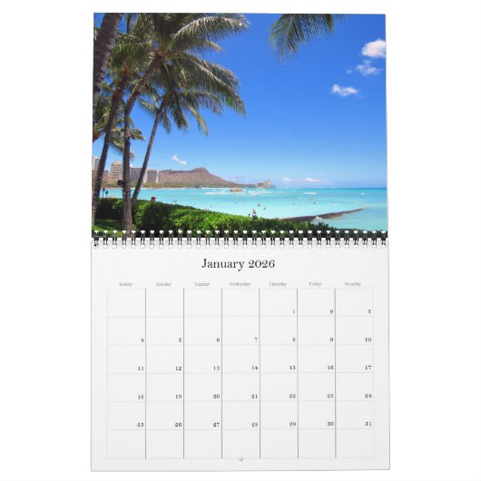 hawaii 2025 kalender (Jan 2026)