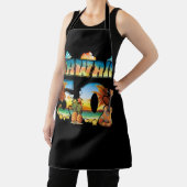 Hawaii 50. Staat Hawaiian Beach Hibiskus 50 Maui Schürze (InSitu)