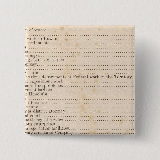 Hawaii 5 button (Vorderseite)