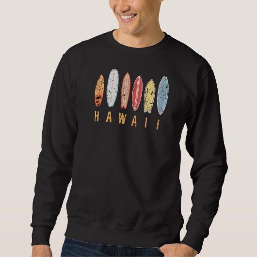 Hawaii 808 Staat Oahu Waikiki Maui Kona Kauai Hawa Sweatshirt (Vorderseite)