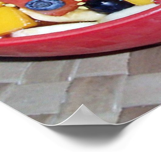 Hawaii Acai Bowl Poster (Ecke)