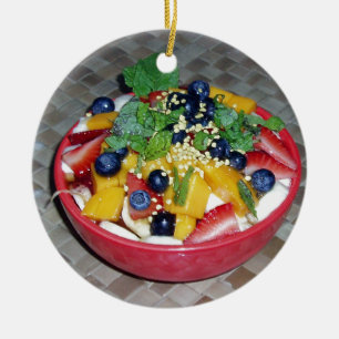 Hawaii Acai-Schale Keramik Ornament