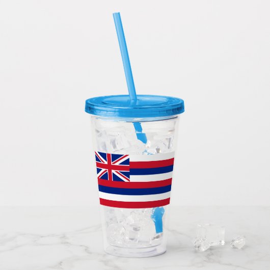 Hawaii Acryltrinkbecher (Vorderseite Ice)