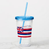 Hawaii Acryltrinkbecher (Rückseite)