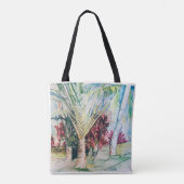 Hawaii "Aloha" All-Over-Print-Tasche, Schulter-Tas Tasche (Rückseite)