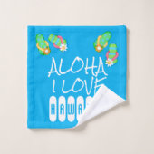 HAWAII ALOHA - BADHANDTUCH SET (Waschlappen)