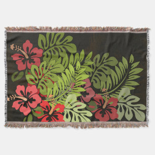 Hawaii Aloha Blume Art Print Decke