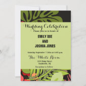 Hawaii Aloha Blume Art Print Einladung (Vorderseite)