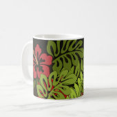 Hawaii Aloha Blume Art Print Kaffeetasse (Vorderseite Links)