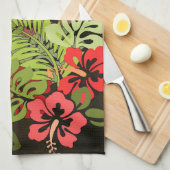 Hawaii Aloha Blume Art Print Küchentuch (Viertel Falte)