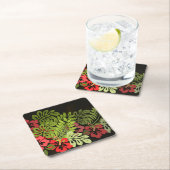 Hawaii Aloha Blume Art Print Rechteckiger Pappuntersetzer (Vor Ort)