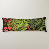 Hawaii Aloha Blume Art Print Seitenschläferkissen (Rückseite)