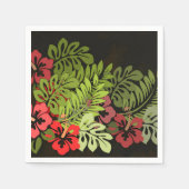 Hawaii Aloha Blume Art Print Serviette (Vorderseite)