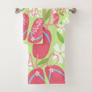 Hawaii Aloha Collection Badetuch Set