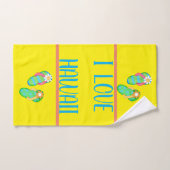Hawaii Aloha Collection Badhandtuch Set (Handtuch)