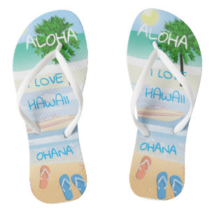 Hawaii Aloha Collection Flip Flops Badesandalen