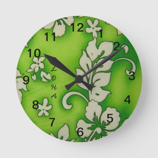 HAWAII ALOHA COLLECTION RUNDE WANDUHR (Vorderseite)
