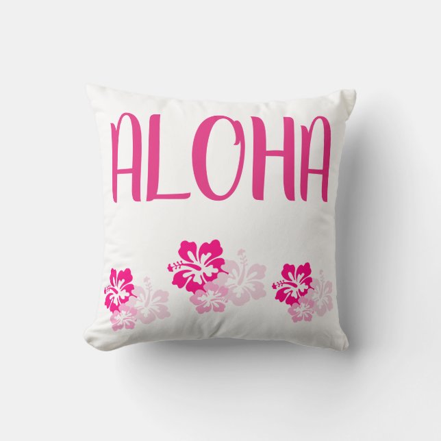 Hawaii Aloha Collection Throw Kissen (Vorderseite)