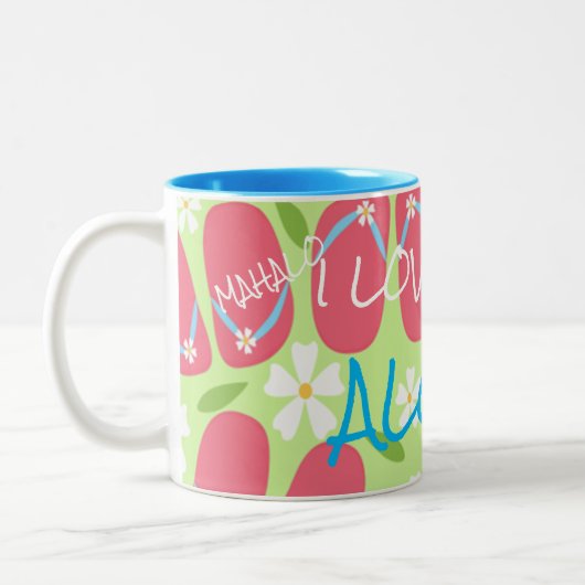 Hawaii Aloha Collection - Zweifarbige Tasse (Links)
