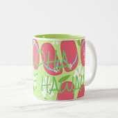 Hawaii Aloha Collection- Zweifarbige Tasse (VorderseiteRechts)