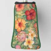 Hawaii aloha decorative flowers pattern golf headcover (Rotieren 90)