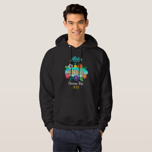 Hawaii Aloha Hawaiian Family Trip 2023_15 Hoodie (Vorne ganz)