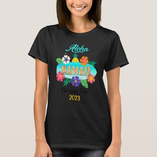 Hawaii Aloha Hawaiian Family Trip 2023_22 T-Shirt (Vorderseite)