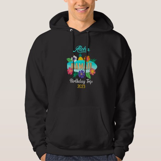 Hawaii Aloha Hawaiian Family Trip 2023 Premium_6 Hoodie (Vorderseite)