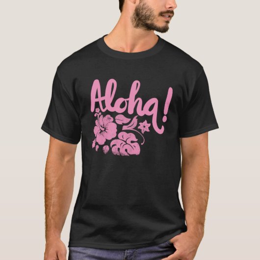 Hawaii Aloha Hibiscus Hawaiian Party 4 T-Shirt (Vorderseite)