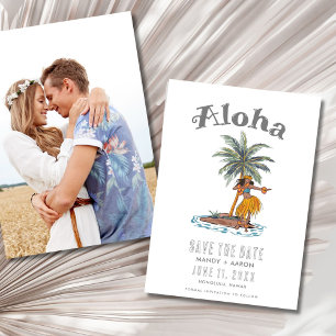 Hawaii Aloha Hochzeitsfoto Save The Date