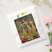 Hawaii Aloha Palm Hula Art Design Geschenktütchen (Versiegelt)