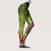 Hawaii Aloha Palm Hula Art Design Leggings (Rechts)
