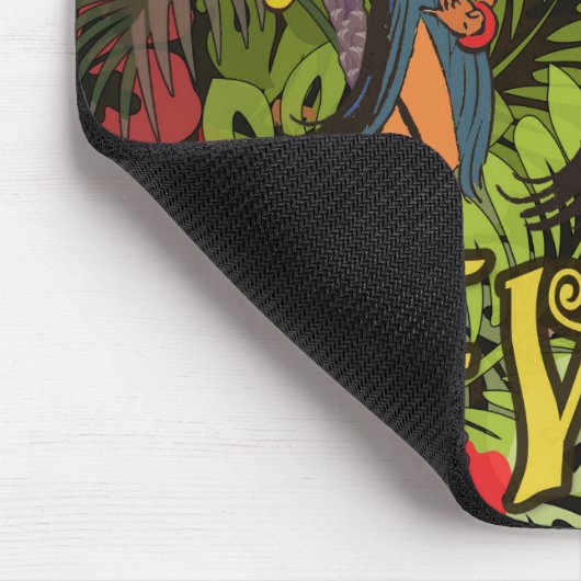 Hawaii Aloha Palm Hula Art Design Mousepad (Ecke)