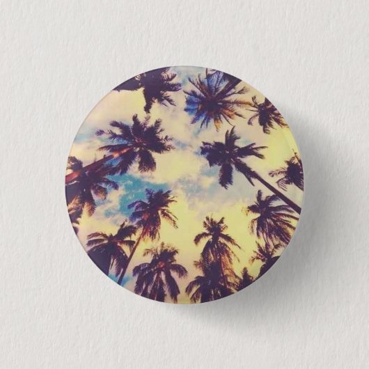 HAWAII ALOHA PALM TREM TROPICAL ART LUGGAGE HANDLE BUTTON (Vorderseite)