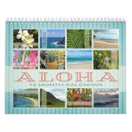 Hawaii Aloha Quoten/Fotografy Calendar Kalender