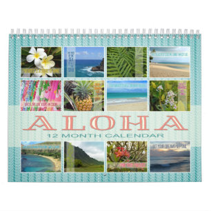 Hawaii Aloha Quoten/Fotografy Calendar Kalender