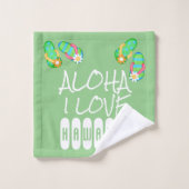 HAWAII ALOHA SAMMLUNG - BAD TOWEL SET (Waschlappen)