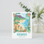 Hawaii Aloha Staat USA Summer Travel Postkarte (Stehend Vorderseite)