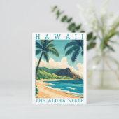 Hawaii Aloha Staat USA Travel Place Postkarte (Stehend Vorderseite)