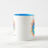 Hawaii Aloha Staat Zweifarbige Tasse (Mittel)