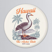 Hawaii Aloha State Goose Graphic  Magnet