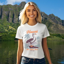Hawaii Aloha State Goose Graphic  Tri-Blend Shirt