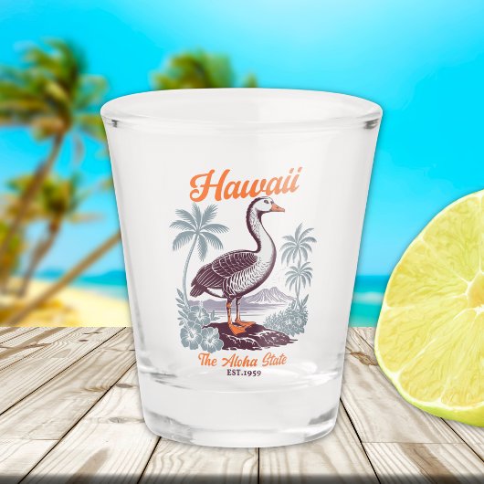 Hawaii Aloha State Goose Souvenir   Schnapsglas