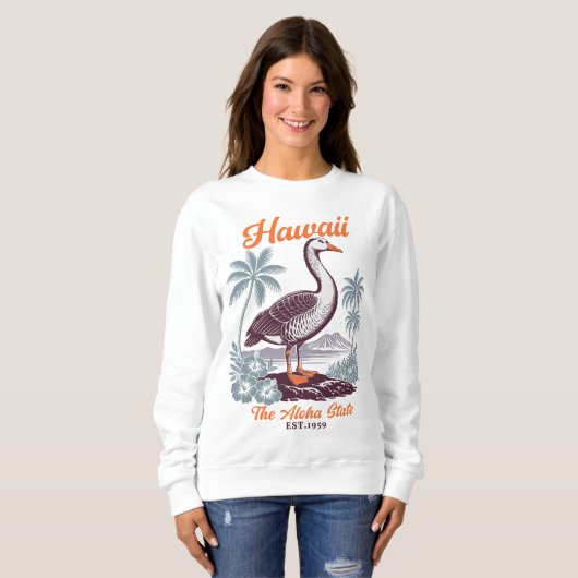 Hawaii Aloha State Tropical Goose Sweatshirt (Vorne ganz)