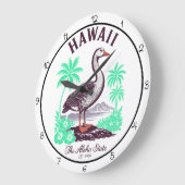 Hawaii Aloha State Wanduhr (Winkel)