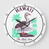 Hawaii Aloha State Wanduhr (Vorderseite)