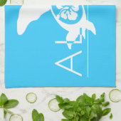 Hawaii - Aloha Turtle Geschirrtuch (Gefaltet)